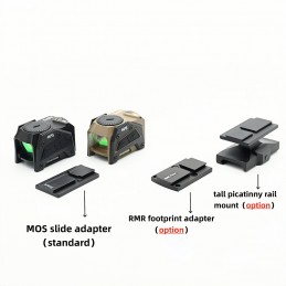 MPS 3MOA Airsoft RED DOT SIGHT w/ MOS PLATE,RMR Plate And Picatinny Mount MPS 3MOA Airsoft RED DOT SIGHT w/ MOS PLATE,RMR Plate And Picatinny Mount