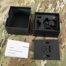 SPECOPTICS Sentinel S2 1x20mm Solar-Powered Reflex Micro Red Dot Sight with Aspherical Lens, Multiple Reticle