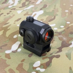 SPECOPTICS Sentinel S2 1x20mm Solar-Powered Reflex Micro Red Dot Sight with Aspherical Lens, Multiple Reticle