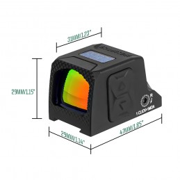 SPECOPTICS Sentinel V3 Solar Enclosed Multi-Reticle 1x24mm Red Dot Sight SPECOPTICS Sentinel V3 Solar Enclosed Multi-Reticle 1x24mm Red Dot Sight