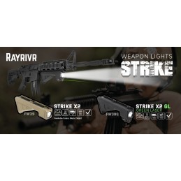 SPECOPTICS STRIKE 3-in-1 Winkelgriff mit Lampe und grünem Laser für Picatinny und M-LOK