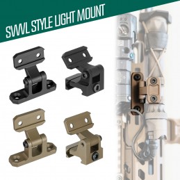 Overbore SWVL Işık Montajı – Picatinny / M-LOK Seçenekleri