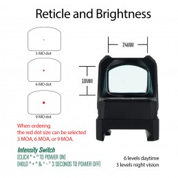 SPECOPTICS RCO HD Viseur compact micro point rouge