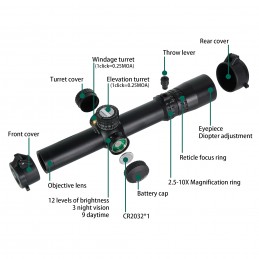 NXS 2.5-10 x 24mm SPR 스코프 MIL SPEC 버전 조명 분할,SPECPRECISION라이플 스코프 NXS 2.5-10 x 24mm SPR 스코프 MIL SPEC 버전 조명 분할,SPECPRECISION라이플 스코프