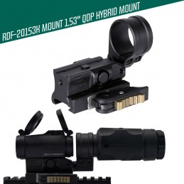 RDF-20153K QDP ハイブリッドマウント H39mm/1.53" PIC for T-II &amp; マグニファイア