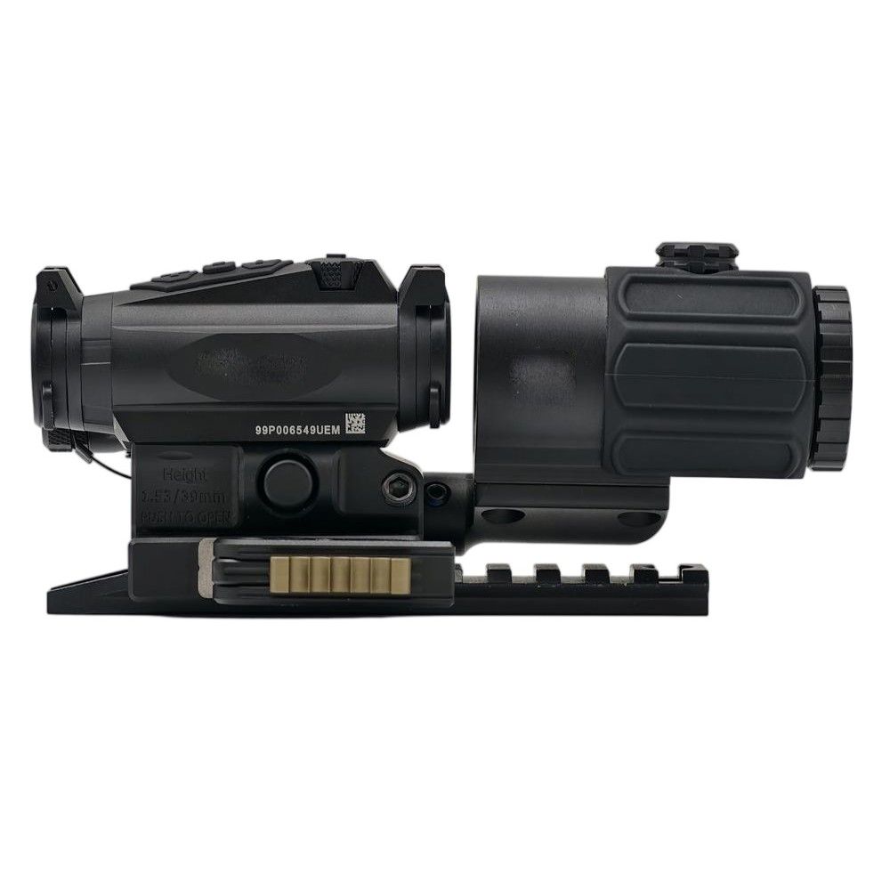 Conjunto tático SPECPRECISION R4XT PRO e G43 com suporte híbrido QDP RDF-20153KE de 1.53", 3 peças Conjunto tático SPECPRECISION R4XT PRO e G43 com suporte híbrido QDP RDF-20153KE de 1.53", 3 peças