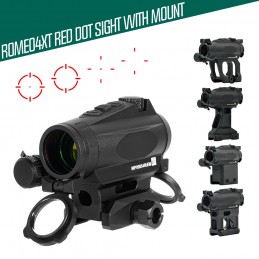 R4XT PRO 1x20mm Taktik Red Dot Nişangah – Airsoft, NV Uyumluluk, Çoklu Retikül, Yüksek Dayanıklılık