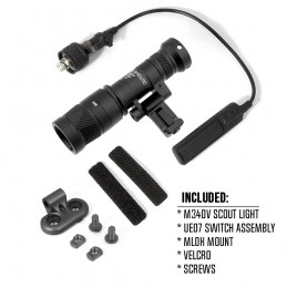 SOTAC GEAR M340V Lanterna tática Mini Infrared Scout Light Pro com adaptador MLOK
