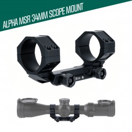 SPECPRECISION ALPHA MSR 34mm Dürbün Montajı 1.3" Yükseklik SOA20020