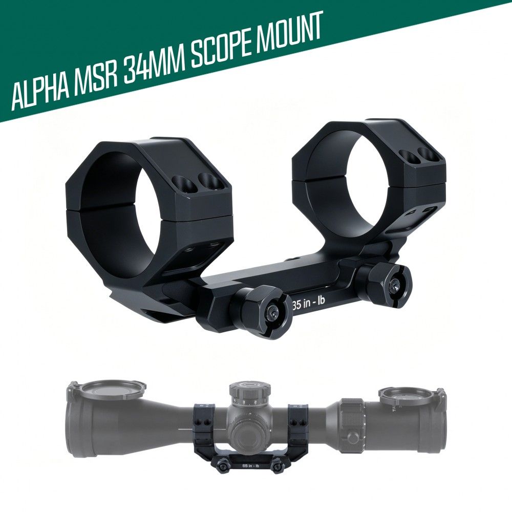 SPECPRECISION ALPHA MSR 34mm 스코프 마운트 1.3인치 높이 SOA20020,SPECPRECISION스코프 마운트 SPECPRECISION ALPHA MSR 34mm 스코프 마운트 1.3인치 높이 SOA20020,SPECPRECISION스코프 마운트
