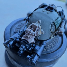 SOTAC FPG-21 스타일 로우 프로파일 NVG 헬멧 마운트 - 야간투시경용,SPECPRECISIONNVG 마운트 및 슈라우드
