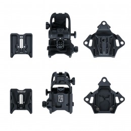 SOTAC FPG-21スタイル ロープロファイル NVGヘルメットマウント - ナイトビジョンゴーグル用|SPECPRECISIONNVG マウントとシュラウド