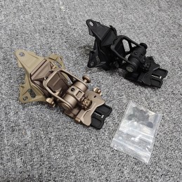 SOTAC FPG-21 스타일 로우 프로파일 NVG 헬멧 마운트 - 야간투시경용,SPECPRECISIONNVG 마운트 및 슈라우드