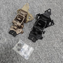 SOTAC FPG-21スタイル ロープロファイル NVGヘルメットマウント - ナイトビジョンゴーグル用|SPECPRECISIONNVG マウントとシュラウド