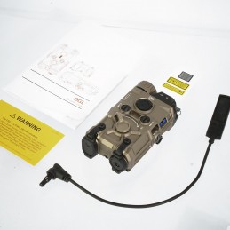 High-End Tactical OGL Laser Replica VCSEL Version with Green Visible Laser, IR Laser & CRANE Plug High-End Tactical OGL Laser Replica VCSEL Version with Green Visible Laser, IR Laser & CRANE Plug