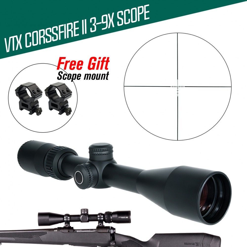 CF II 3-9x40 Dead-Hold BDC (MOA) Reticle | 1inch Tube CF II 3-9x40 Dead-Hold BDC (MOA) Reticle | 1inch Tube