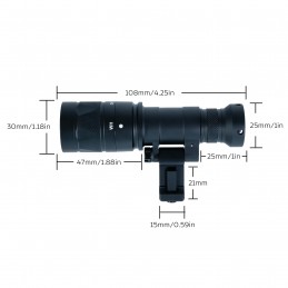 SOTAC M340V Pro DF Scout Light 1000 Lumens Focused Beam SOTAC M340V Pro DF Scout Light 1000 Lumens Focused Beam