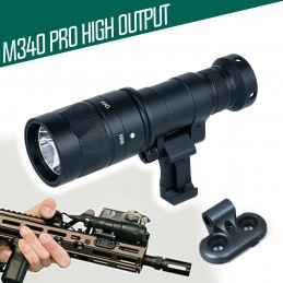 SOTAC M340V Pro DF 스카우트 라이트 1000루멘 고출력 집중 빔 전술 웨폰 라이트