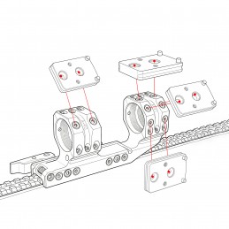SP Mount & A-0010 RMR 어댑터 콤보,SPECPRECISION스코프 마운트 SP Mount & A-0010 RMR 어댑터 콤보,SPECPRECISION스코프 마운트