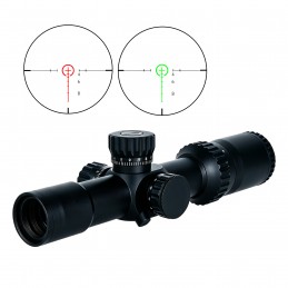 SPECOPTICS 1-4x24mm FFP LPVO Scope with Red &amp; Green Illuminated Reticle