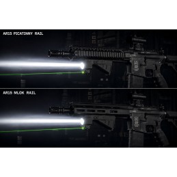 SPECOPTICS STRIKE 3-in-1 Angled Foregrip with Flashlight & Green Laser for Picatinny & M-LOK SPECOPTICS STRIKE 3-in-1 Angled Foregrip with Flashlight & Green Laser for Picatinny & M-LOK