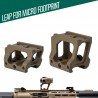 SPECPRECISION LEAP/01 Tan T-II Uyumlu Red Dot Montaj Aparatı, CNC Alüminyum QD Optik Montajı
