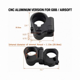 AR15 AR10용 AR 폴딩 스톡 어댑터 Gen 3-M,SPECPRECISION슬링 스위벨 AR15 AR10용 AR 폴딩 스톡 어댑터 Gen 3-M,SPECPRECISION슬링 스위벨