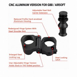 AR Folding Stock Adapter Gen 3-M For AR15 AR10 AR Folding Stock Adapter Gen 3-M For AR15 AR10