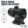 SPECPRECISION Arthur 1X Prism Optic with Red & Green Reticle