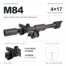 M84 4x17 復刻ライフルスコープ|SPECPRECISIONライフルスコープ M84 4x17 復刻ライフルスコープ|SPECPRECISIONライフルスコープ