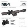 M84 4x17 復刻ライフルスコープ