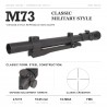 M73 2.5x15 復刻ライフルスコープ
