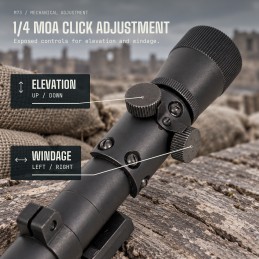 M73 2.5x15 Reproduktions-Zielfernrohr