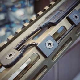 Arson Machine M-LOK 와이어 가이드 시스템, 케이블 정리용, 알루미늄 소재, CNC 제작, 아노다이징 마감, 3개 1세트,SPECPRECISION악세사리 Arson Machine M-LOK 와이어 가이드 시스템, 케이블 정리용, 알루미늄 소재, CNC 제작, 아노다이징 마감, 3개 1세트,SPECPRECISION악세사리