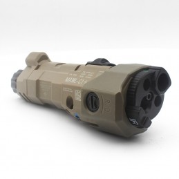 MAWL-C1+ Réplica de laser IR e iluminador para airsoft milsim versão 2021, carcaça de nylon MAWL-C1+ Réplica de laser IR e iluminador para airsoft milsim versão 2021, carcaça de nylon