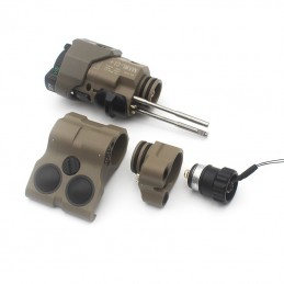MAWL-C1+ IR-Ziellaser-/Beleuchter-Replik für Milsim-Airsoft Version 2021, Nylongehäuse MAWL-C1+ IR-Ziellaser-/Beleuchter-Replik für Milsim-Airsoft Version 2021, Nylongehäuse