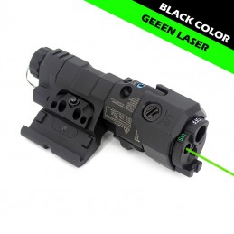 MAWL-C1+ Laser-Nachbau mit VIS-LED/VIS-Laser/IR-Laser/IR-LED, Nylon für Milsim-Airsoft, Version 2022 verbessert