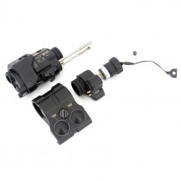 MAWL-C1+ Laser-Nachbau mit VIS-LED/VIS-Laser/IR-Laser/IR-LED, Nylon für Milsim-Airsoft, Version 2022 verbessert