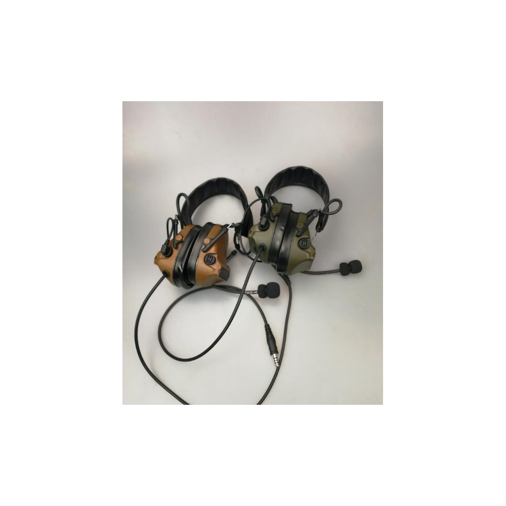 FCS 컴택 III 헤드셋, 코요테 브라운,SPECPRECISION헤드폰 FCS 컴택 III 헤드셋, 코요테 브라운,SPECPRECISION헤드폰