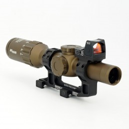 2MOA Red Dot Sight &G43 3X Magnifier & KAC Night Vision Hieght Rise Mount At 2.33" Centerline Height