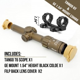 VUDU 1-6X FFP LPVO Riflescope FDE Color