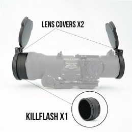 Killflash에는 복제품 및 기본 Elcan Specter DR 1.5-6x 검정을 위한 커버가 장착되어 있습니다.,SPECPRECISIONKillflash Killflash에는 복제품 및 기본 Elcan Specter DR 1.5-6x 검정을 위한 커버가 장착되어 있습니다.,SPECPRECISIONKillflash