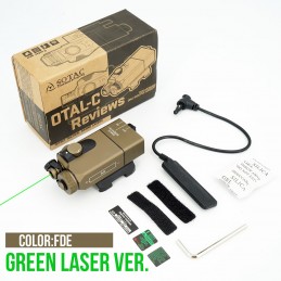 DBAL-PL IR レーザー/IR ライト/ストロボ & LED アルミニウム懐中電灯 (赤色レーザー付き) ブラック|SPECPRECISIONレーザーサイト