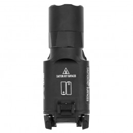 X300 Ultra X300U Waffenlampe mit T-Nut-Schienenmontage, Schwarz