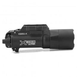 X300 Ultra X300U Waffenlampe mit T-Nut-Schienenmontage, Schwarz