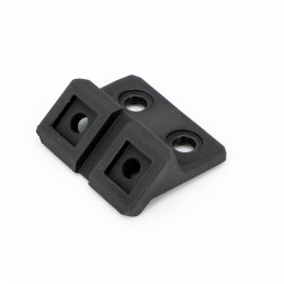 TMC MLOK Montagem Picatinny deslocada, ranhuras M-LOK e RIS de 20mm para lanterna ou laser, nylon