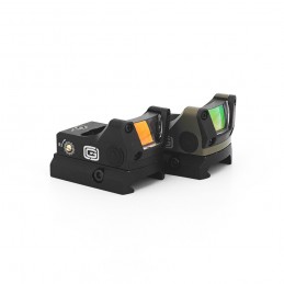 GRACE M1 Viseur ouvert 3MOA vert ou rouge, marquages originaux, optique airsoft avec rail 20mm et montage universel