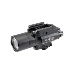 SUREFIRE X400U Lampe tactique X400 Ultra, lumière blanche et laser rouge, 350 lumens, anodisation dure MIL-SPEC type III