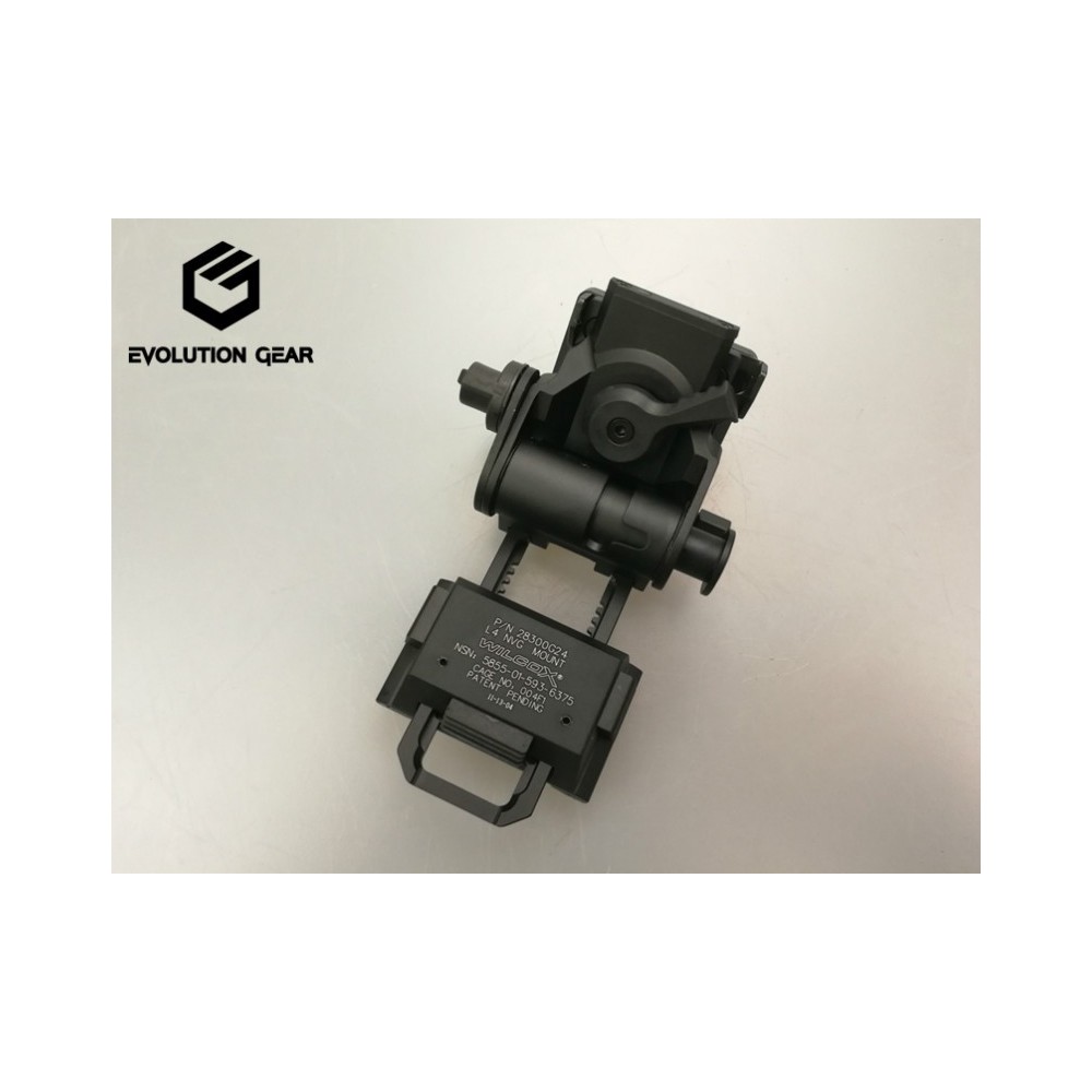 에볼루션기어 L4G24 NVG 마운트 레플리카, 검정색,SPECPRECISIONNVG 마운트 및 슈라우드