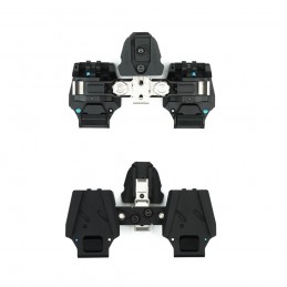 KVC RQE ブリッジユニバーサルデュアルブリッジ軽量ナイトビジョン PVS-14 MINI-NEAS 完璧なマウント CNC 金属アルミニウム製|SPECPRECISIONNVG マウントとシュラウド